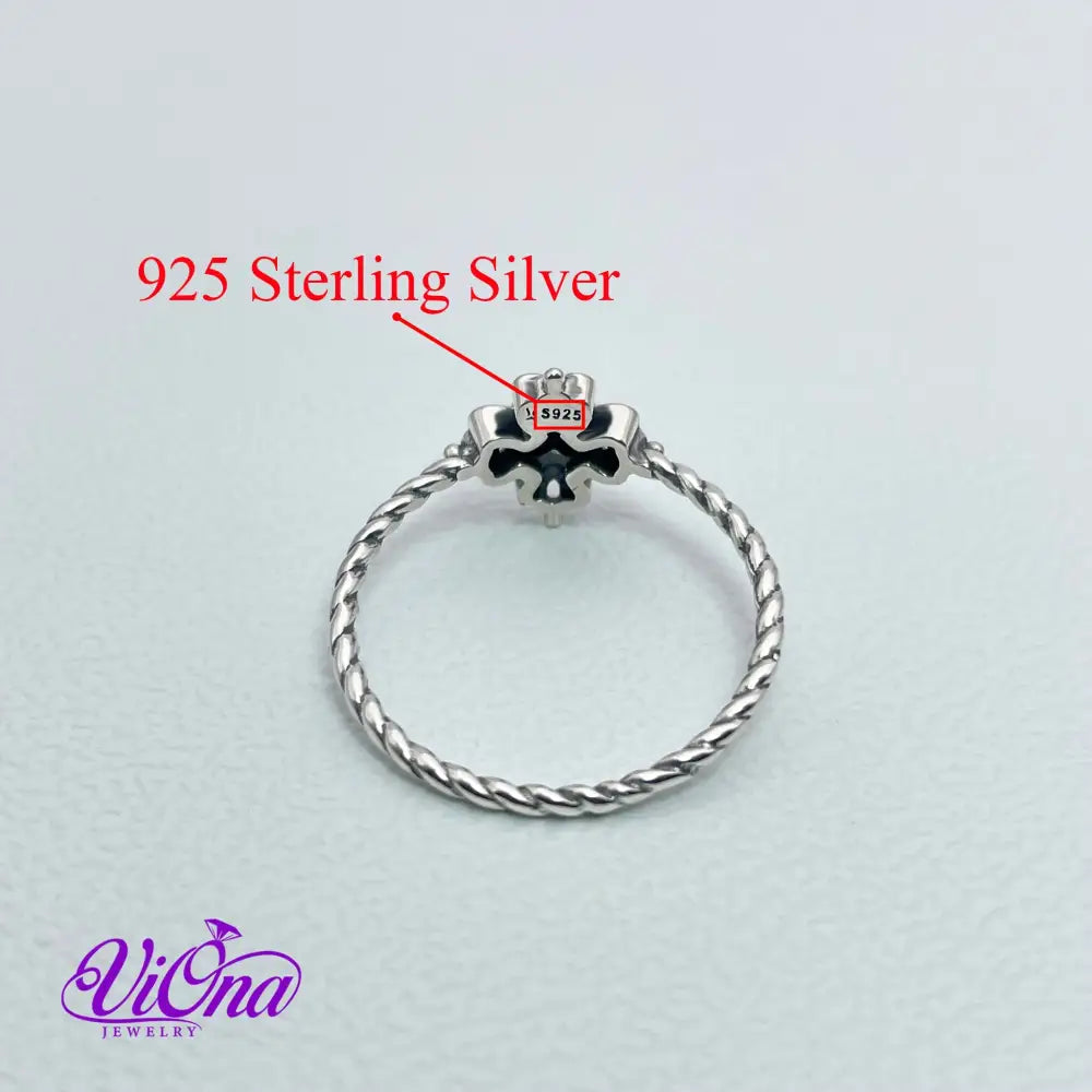 Black Heart Spades Ring Rope Style from pure 925 Sterling Silver with premium Quality Polished Surface