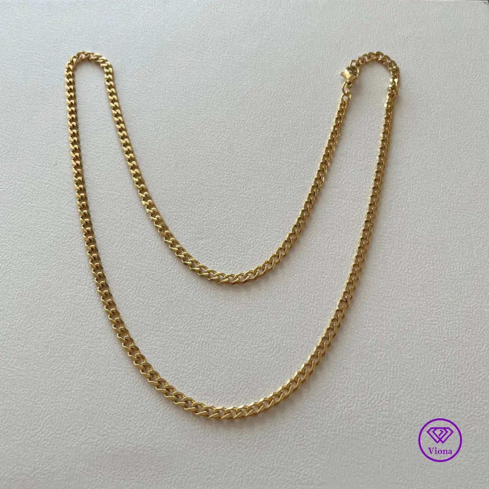 Rust Resistant Gold and Silver colored Chain for men and women