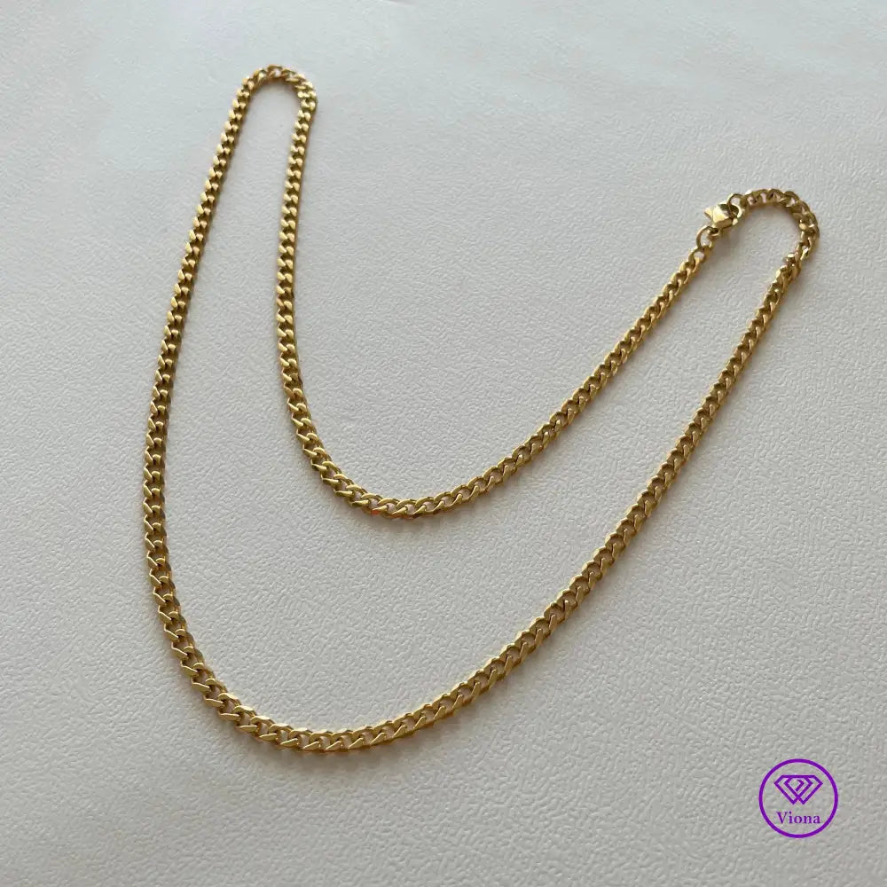 Rust Resistant Gold and Silver colored Chain for men and women