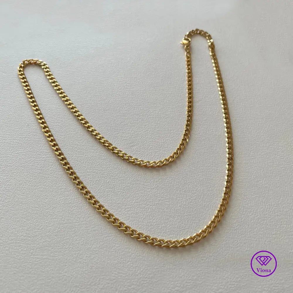 Rust Resistant Gold and Silver colored Chain for men and women